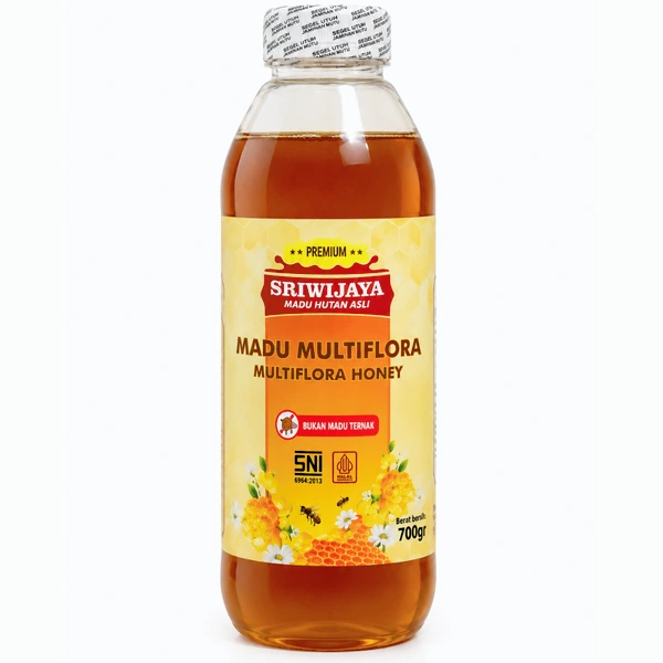 Madu Hutan Asli Sriwijaya varian Multiflora 350 gram