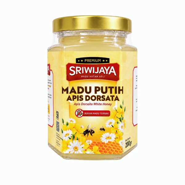 Madu hutan asli stiwijaya ,varian madu putih apis dorsata