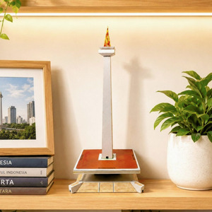 Monas, Papercraft Ichinogami (DIY), Isi 1 landmark Jakarta, tinggi 35 cm
