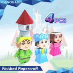 Oki & Nirmala Bobo isi 4 pcs, sistem Die Cut (Terpotong) Papercraft Ichinogami (DIY)