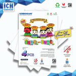Ondel-Ondel isi 4 pcs, sistem Die Cut (Terpotong) Papercraft Ichinogami (DIY)