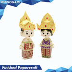 Payas Agung isi 2 pcs, Papercraft Ichinogami (DIY), Paper craft pasangan baju adat Bali Heritage
