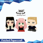 The Family isi 3 pcs, sistem Die Cut (Terpotong) Papercraft Ichinogami (DIY) – 4 Expressions
