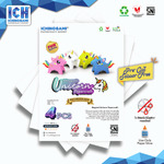 Unicorn Set isi 4 pcs, sistem Die Cut (Terpotong) Papercraft Ichinogami (DIY)