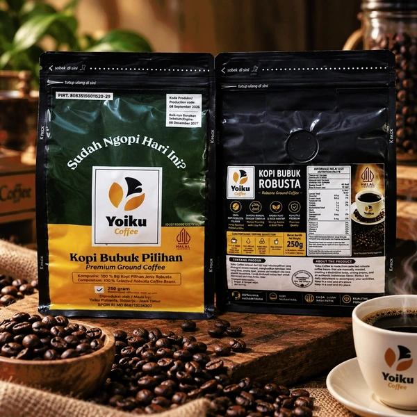 Kopi bubuk robusta 250 gram