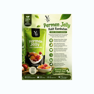 Permen Jelly Kulit Rambutan