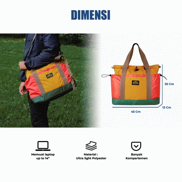 ATVA Tas 2 in 1 Totebag & Slingbag Walters Series