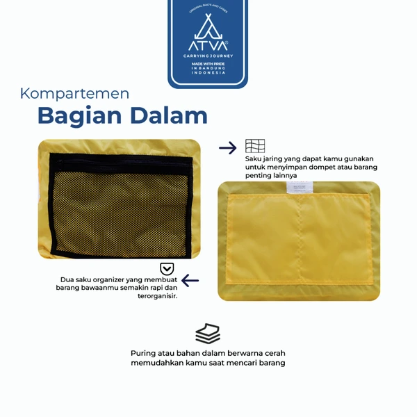 ATVA Tas 2 in 1 Totebag & Slingbag Walters Series
