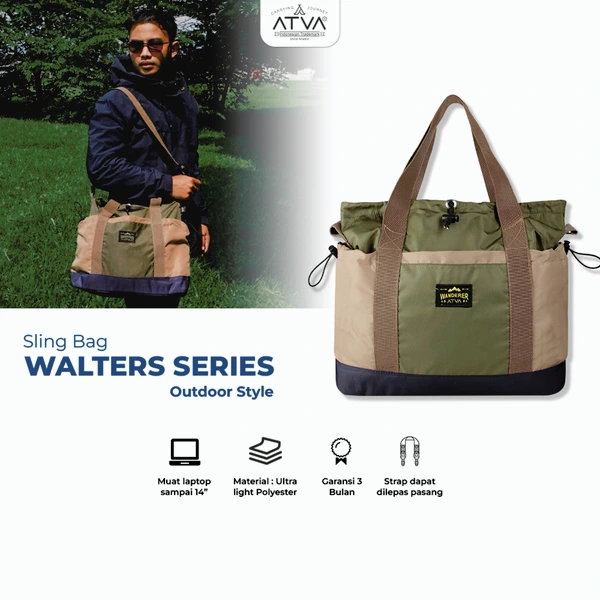 ATVA Tas 2 in 1 Totebag & Slingbag Walters Series