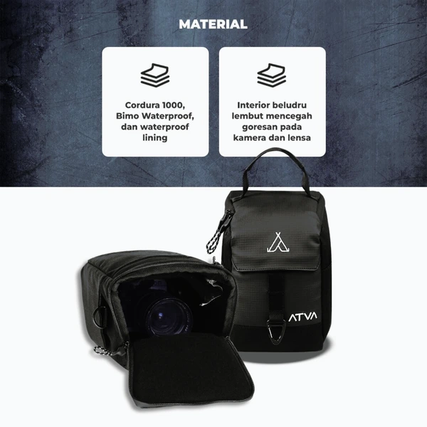 ATVA Tas Kamera Selempang Rana Series
