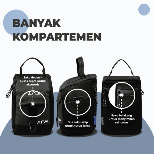 ATVA Tas Kamera Selempang Rana Series