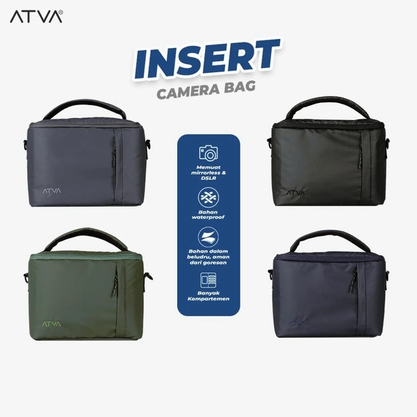 ATVA Tas Kamera Sling Bag Kamera Pouch Insert Series