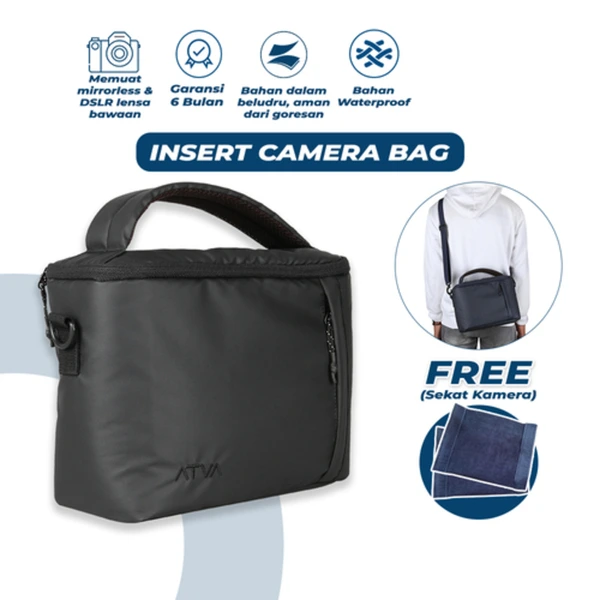 ATVA Tas Kamera Sling Bag Kamera Pouch Insert Series