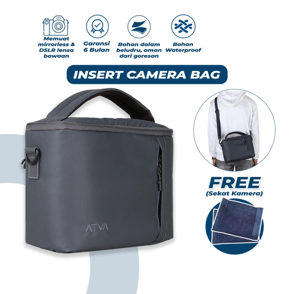 ATVA Tas Kamera Sling Bag Kamera Pouch Insert Series