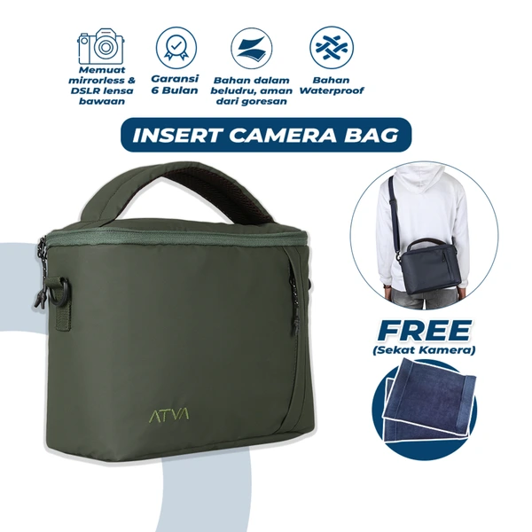 ATVA Tas Kamera Sling Bag Kamera Pouch Insert Series