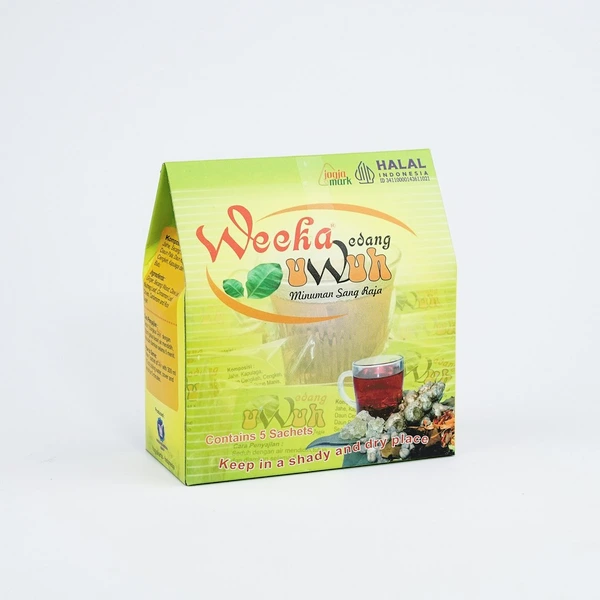 Weeka Wedang Uwuh Original Minuman Rempah Jogja Box & Mika Isi 5/10 Sachet