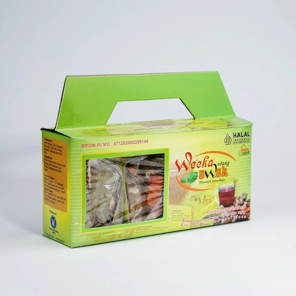 Weeka Wedang Uwuh Original Minuman Rempah Jogja Box & Mika Isi 5/10 Sachet