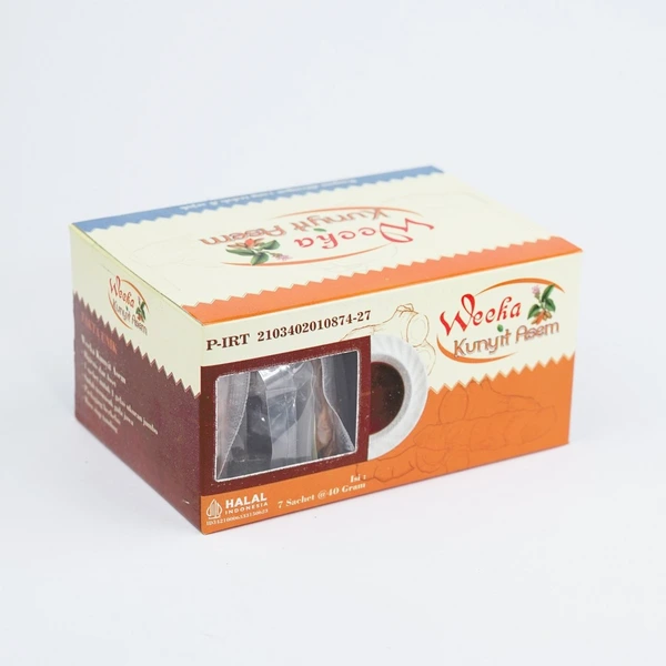 Weeka Kunyit Asem Original Minuman Rempah Jogja Box & Mika Isi 5/7/10 Sachet