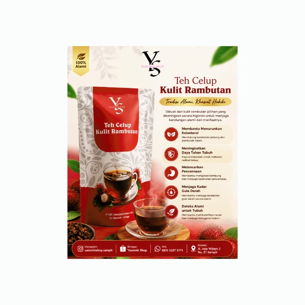 Teh Celup Kulit Rambutan