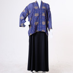 SEKAR BEKSA - ASYMMETRIC BLOUSE | BLUE NAVY