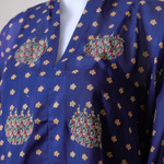 SEKAR BEKSA - ASYMMETRIC BLOUSE | BLUE NAVY
