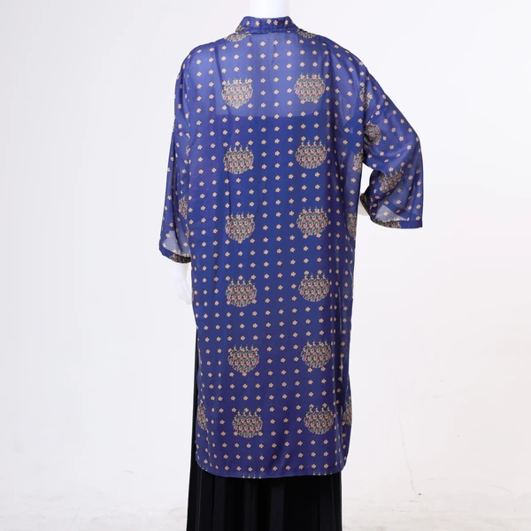 SEKAR BEKSA - ASYMMETRIC BLOUSE | BLUE NAVY