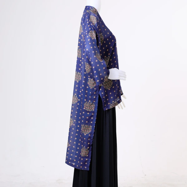 SEKAR BEKSA - ASYMMETRIC BLOUSE | BLUE NAVY