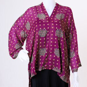 SEKAR BEKSA ASYMMETRIC BLOUSE | UNGU