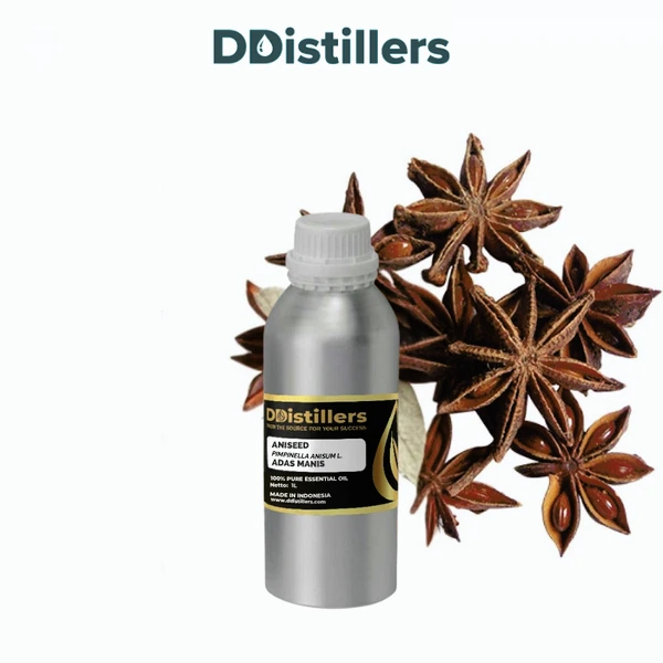 Aniseed / Anise / Adas Manis Essential Oil Pure 100%, 500ML-1L HDPE/SS