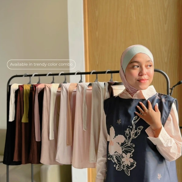 Bergo Bandana Tencel Two Tone