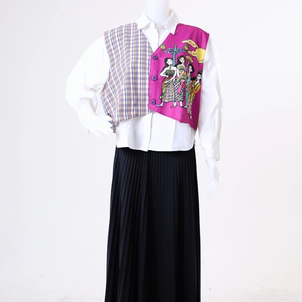 EMPAT DARA - VEST CROP TOP
