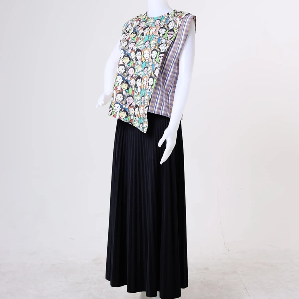 PEREMPUAN BERKABAYA - ASYMMETRIC SLEEVELESS