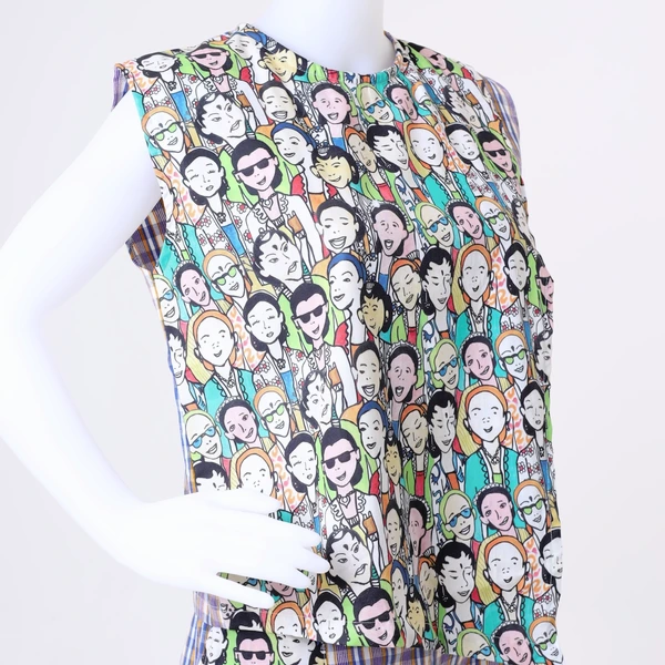 PEREMPUAN BERKABAYA - ASYMMETRIC SLEEVELESS