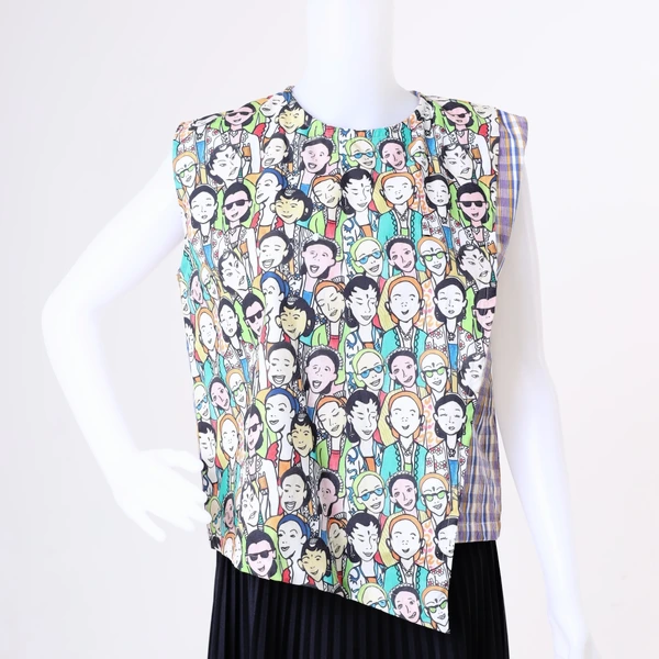 PEREMPUAN BERKABAYA - ASYMMETRIC SLEEVELESS