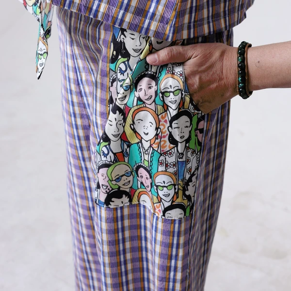 PEREMPUAN BERKEBAYA - ASYMMETRIC PANEL CULOTTE