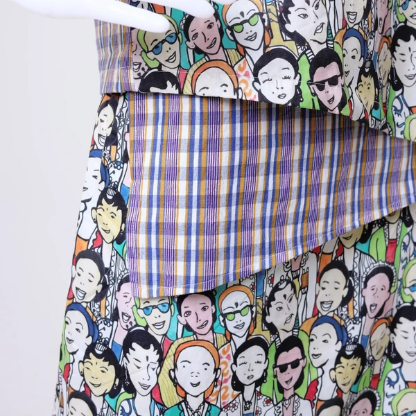 PEREMPUAN BERKEBAYA - A LINE SKIRT WITH PANEL