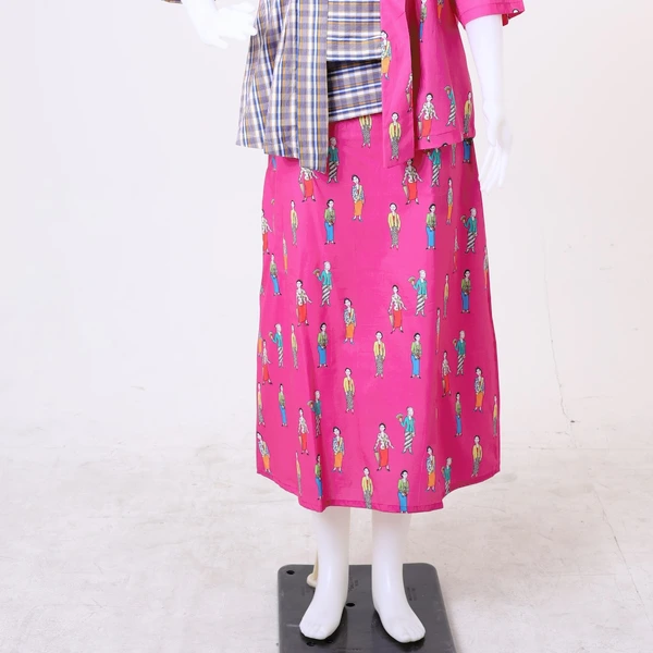 KENYA - A LINE SKIRT WITH PANEL