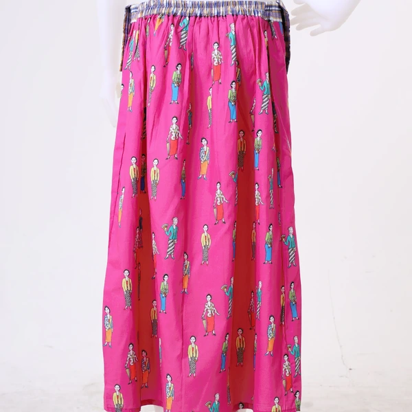 KENYA - A LINE SKIRT WITH PANEL