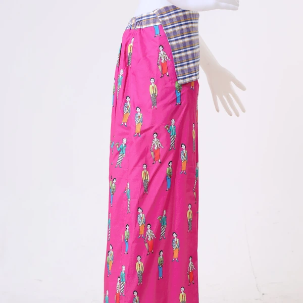 KENYA - A LINE SKIRT WITH PANEL