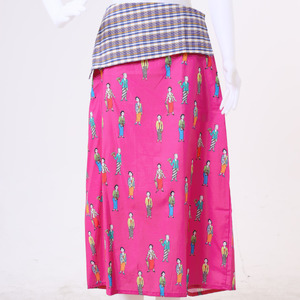 KENYA - A LINE SKIRT WITH PANEL