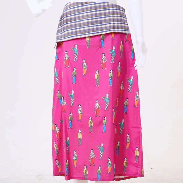KENYA - A LINE SKIRT WITH PANEL