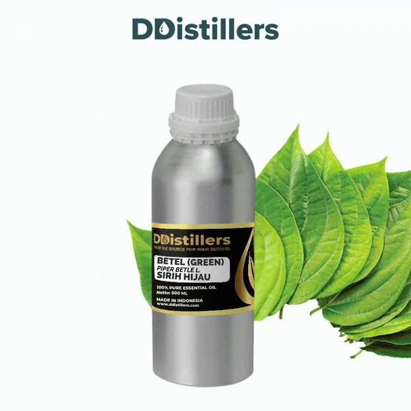 Betel (Green) / Sirih Hijau Essential Oil Pure 100%, 500ML-1L HDPE/SS