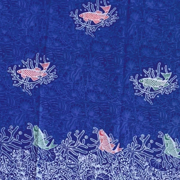 Bahan Batik Motif Wisata bahari dan trumbu