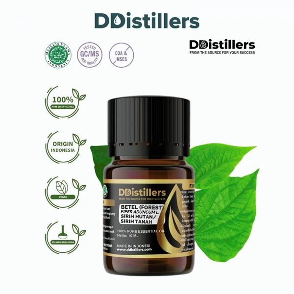 Betel (Forest) / Sirih Hutan Essential Oil Pure 100%, 2-10ML GS