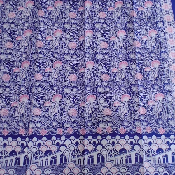 Bahan Batik Motif Wisata Bahari dan Bendungan Pamarayan