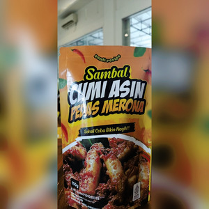 Sambal Cumi Asin Pedas Merona 150g