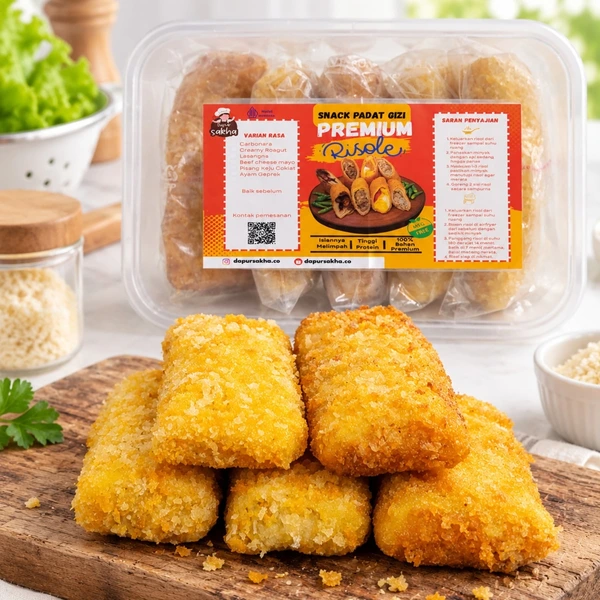 Creamy Risol Beef Truffle Mushroom 1 box isi 4 pcs