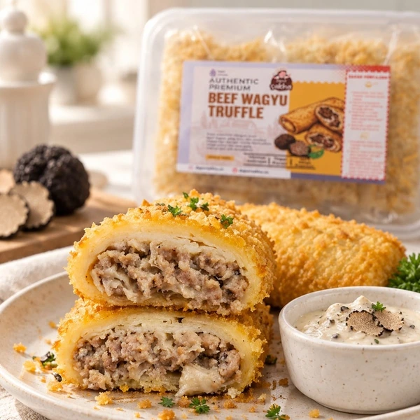 Creamy Risol Beef Truffle Mushroom 1 box isi 4 pcs