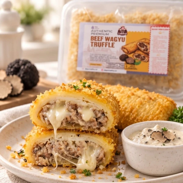 Creamy Risol Beef Truffle Mushroom 1 box isi 4 pcs