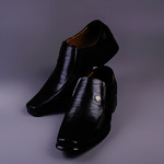 KQ Indonesia Sepatu Pantopel Pria K-3166 Original Kulit Asli -Black